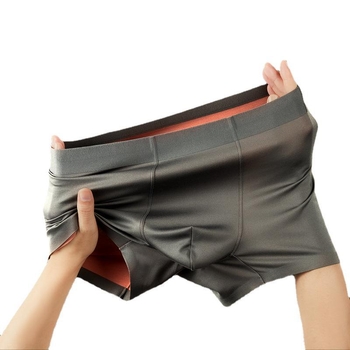 Muške boxerice od ice silk 100S, dvostrani Lenzing Modal, Mulberry Silk, srednji pojas, prozračne, bezšivne