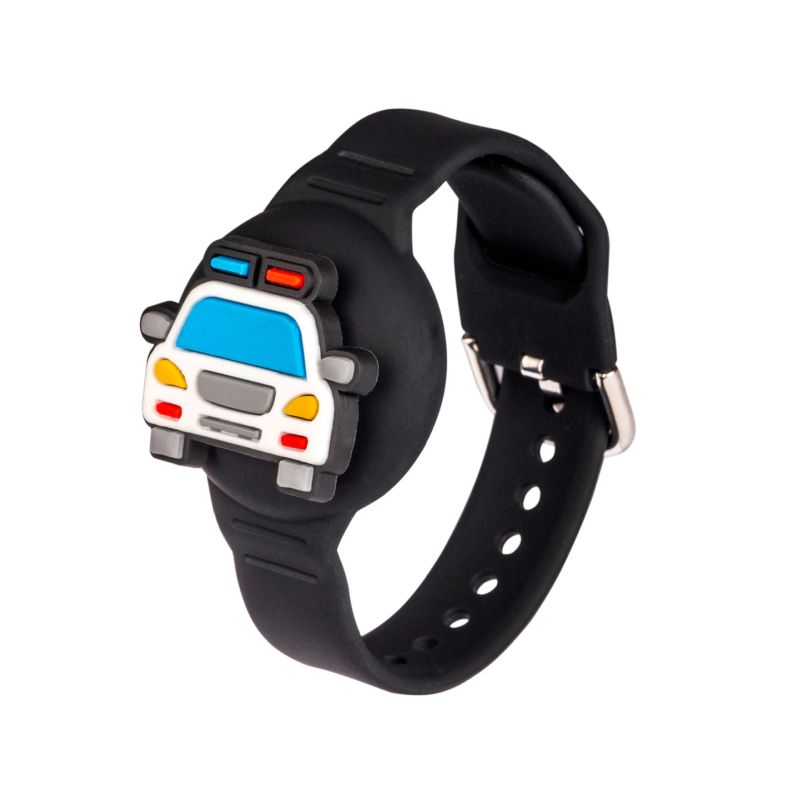 AirTag защитен силиконов калъф за деца с сменяема карикатурна гривна — модел AT-70