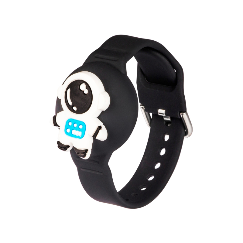 AirTag защитен силиконов калъф за деца с сменяема карикатурна гривна — модел AT-70