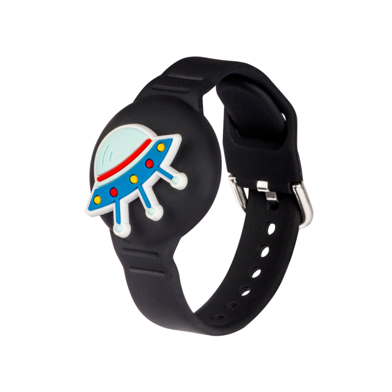 AirTag защитен силиконов калъф за деца с сменяема карикатурна гривна — модел AT-70