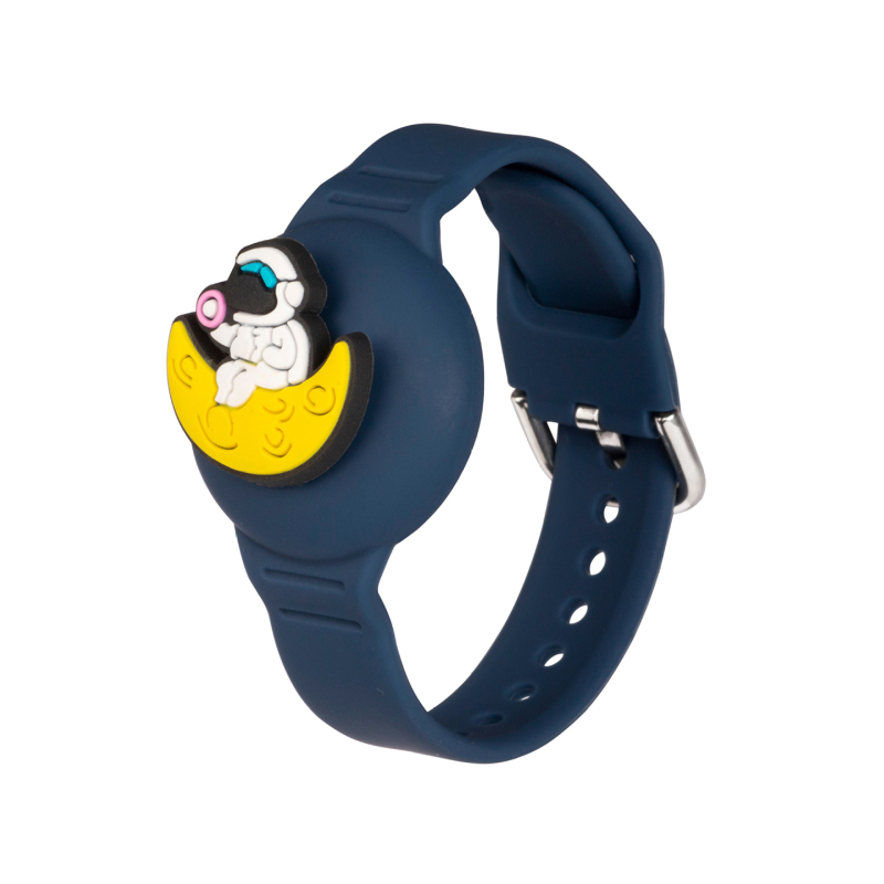 AirTag защитен силиконов калъф за деца с сменяема карикатурна гривна — модел AT-70