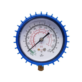 Συσκευή βαλβίδων: διακόπτης και τριόδρομη βαλβίδα, πιεσόμετρο, οπτικό παράθυρο ψυκτικού, εκκενωτικό βαλβίδας