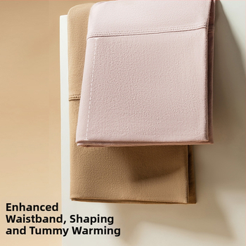 Moterims aukštos juosmens medvilniniai leggingai – kūno formavimas, pilvo kontrolė, šilta, be siūlių (95–100% medvilnės)