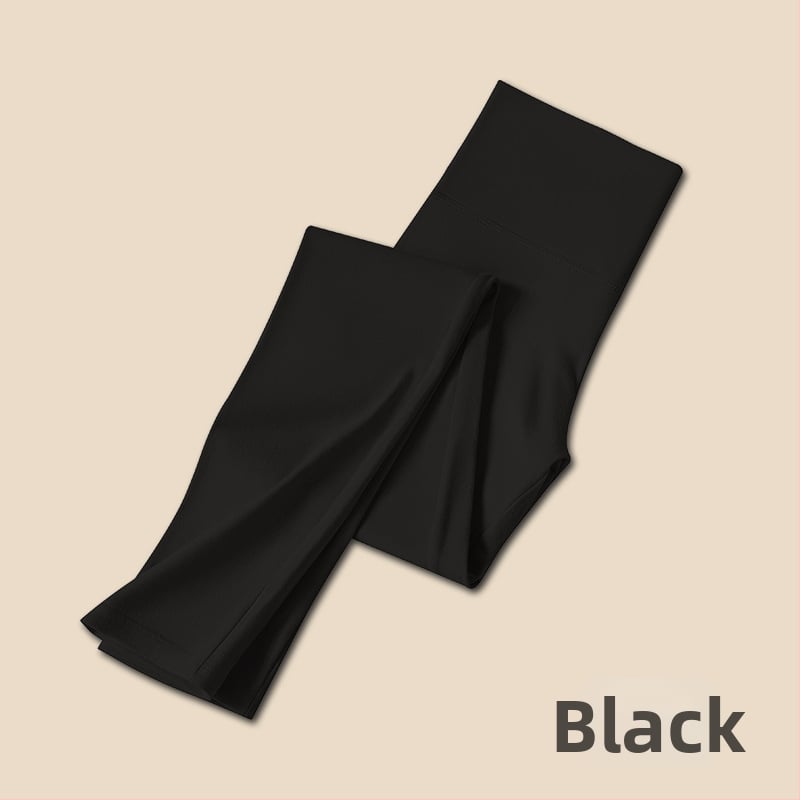 Moterims aukštos juosmens medvilniniai leggingai – kūno formavimas, pilvo kontrolė, šilta, be siūlių (95–100% medvilnės)