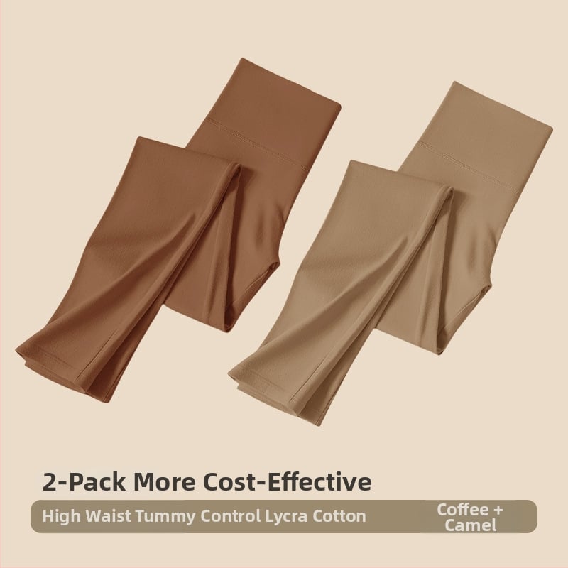 Moterims aukštos juosmens medvilniniai leggingai – kūno formavimas, pilvo kontrolė, šilta, be siūlių (95–100% medvilnės)