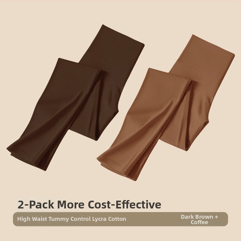 Moterims aukštos juosmens medvilniniai leggingai – kūno formavimas, pilvo kontrolė, šilta, be siūlių (95–100% medvilnės)