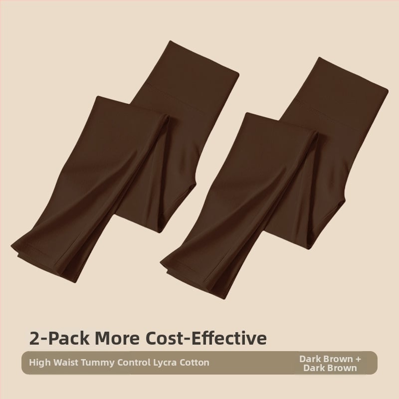Moterims aukštos juosmens medvilniniai leggingai – kūno formavimas, pilvo kontrolė, šilta, be siūlių (95–100% medvilnės)
