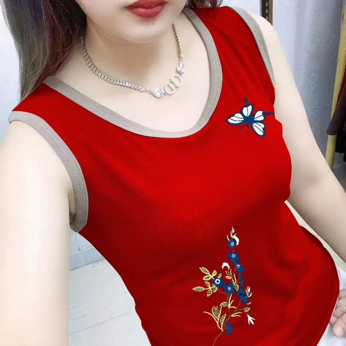 Top dama cu bretele – model bloc, lungime scurtă, material chenille, poliester 90–95%, primăvara 2025