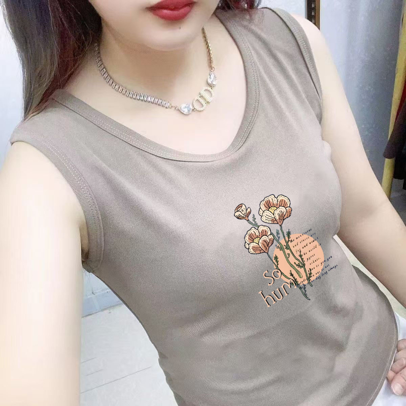 Top dama cu bretele – model bloc, lungime scurtă, material chenille, poliester 90–95%, primăvara 2025