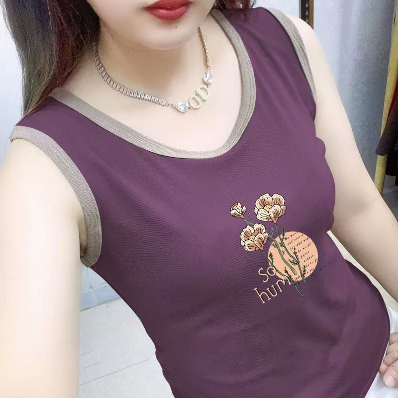 Top dama cu bretele – model bloc, lungime scurtă, material chenille, poliester 90–95%, primăvara 2025