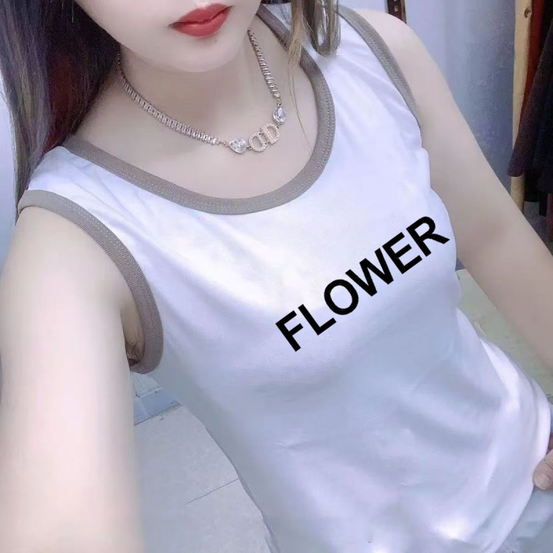 Top dama cu bretele – model bloc, lungime scurtă, material chenille, poliester 90–95%, primăvara 2025