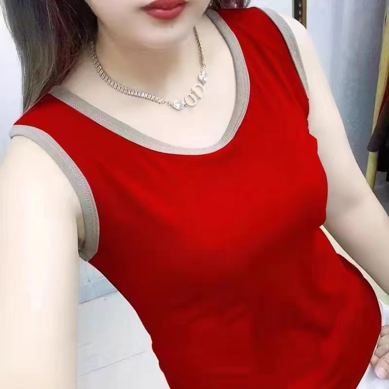 Top dama cu bretele – model bloc, lungime scurtă, material chenille, poliester 90–95%, primăvara 2025