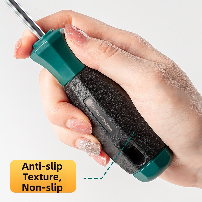 Εκτεταμένο κατσαβίδι με κεφαλές Phillips και επίπεδη, μακρύ άξονας και μακριά λαβή, χρωμιο-βανάδιο ατσάλι