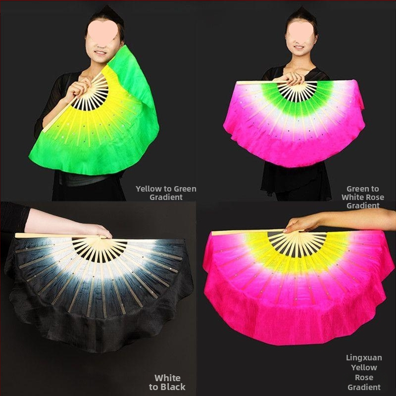 Tanečný fan, jednostranný Yangko štýl, lampión s kvetinovým bubnom, pre deti, na vystúpenia v škôlke a základnej škole; Značka: Other; Uvedené leto 2021