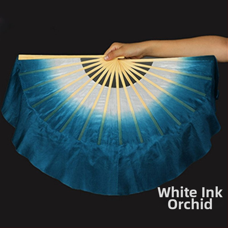 Двустранен танцов фен в Yangko стил с лампа-фон с цветя за деца, за изпълнения в детска градина и начално училище; Марка: Other; Пуснат през лято 2021