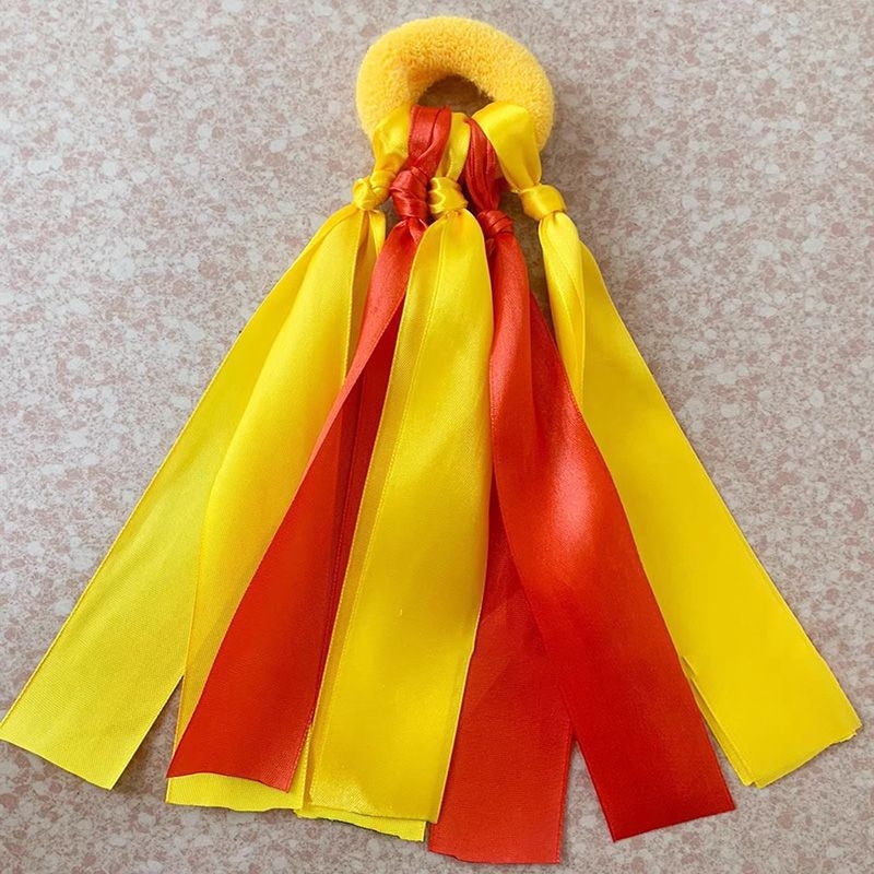 Гривна за китка със звънче и дизайн на цвете, еластична лента за детски танцови изпълнения