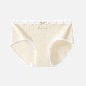 Памучни дамски бикини за периоди - средна талия, безшевни, антибактериални, дишащи; 90–95% памук, памучна вложка в чатала