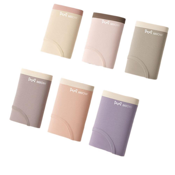 Női antibakteriális pamut alsónemű középmagas derékkal, légáteresztő pamut a lágyéknál, 90–95% pamut, kényelmes háromszög fazon