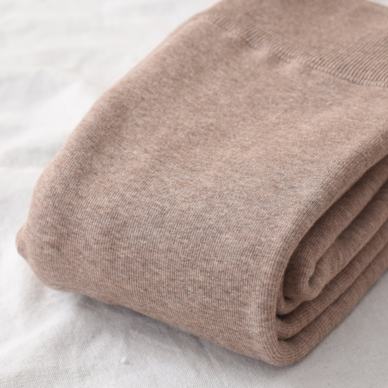 Θερμικά φλις επενδυμένα μακριά κολάν, χοντρά και ζεστά, μονόχρωμα, πολυεστέρας