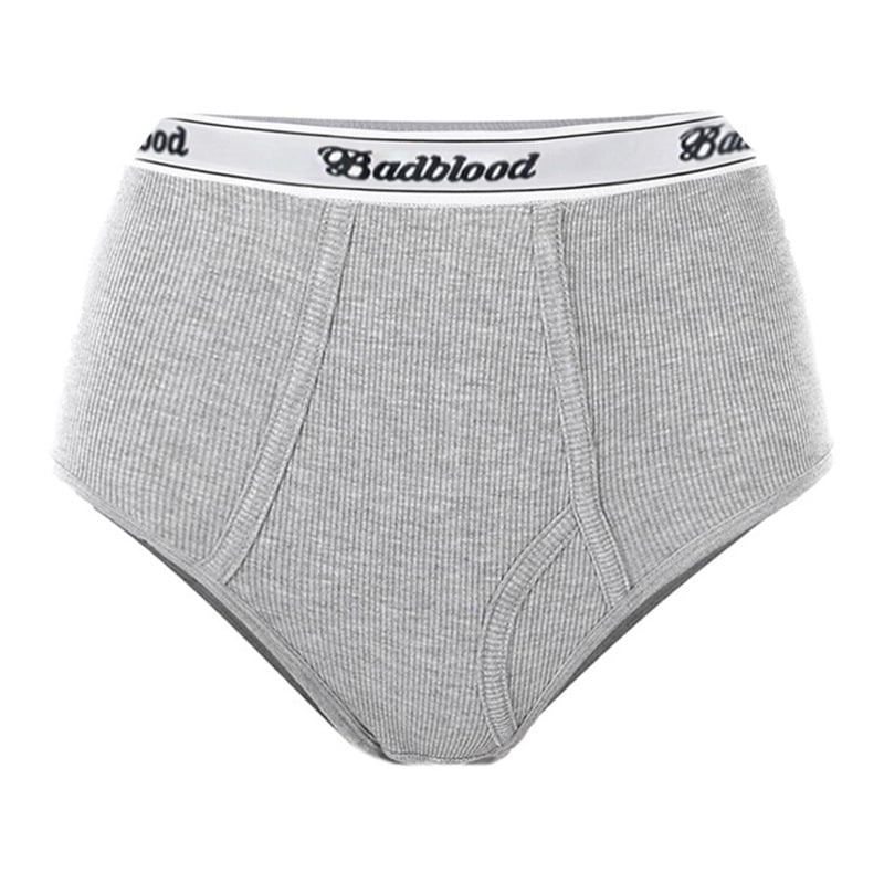 Дамски безшевни бикини с висока талия, дишащ Rayon, жакардова тъкан, памучна подплата на чатала 90-95%