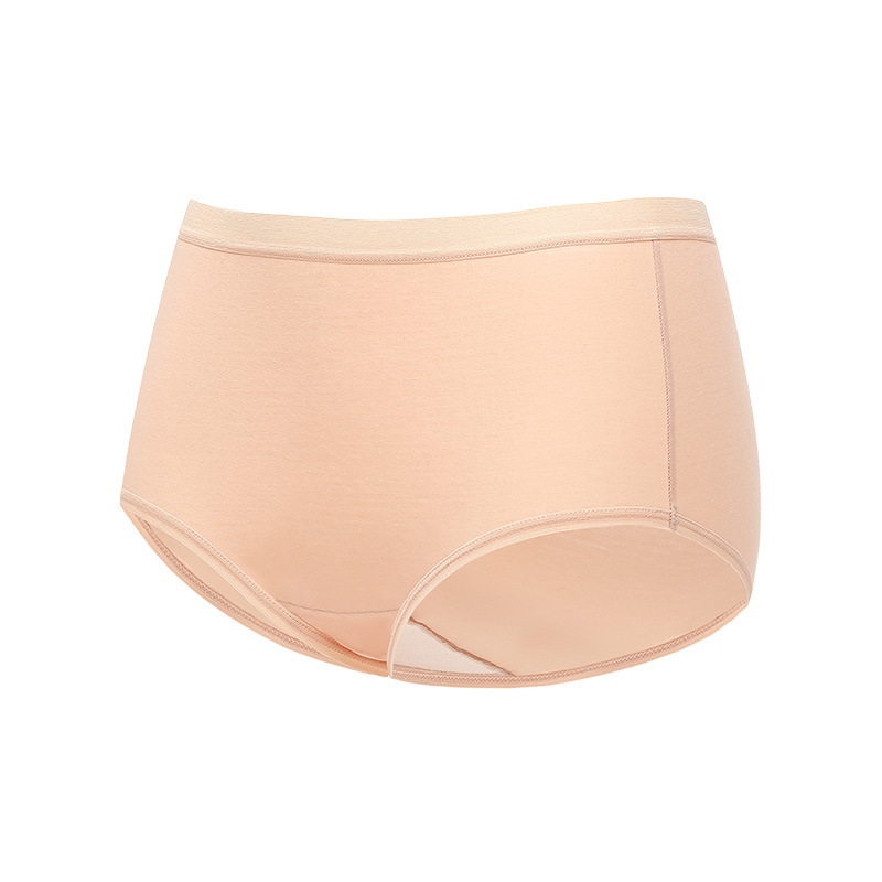 Дамски памучни долнища от 100% памук, дишащи и невидими под дрехите, средна талия, памучна подплата