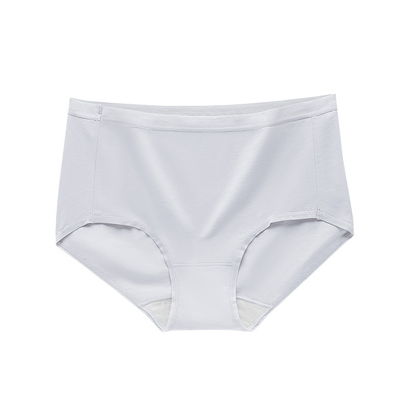 Дамски памучни долнища от 100% памук, дишащи и невидими под дрехите, средна талия, памучна подплата