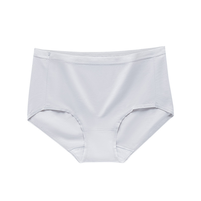 Дамски памучни долнища от 100% памук, дишащи и невидими под дрехите, средна талия, памучна подплата
