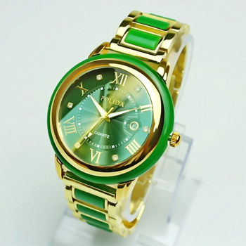 Kvarca pulkstenis ar kalendāru, modeļa Ys-23119, analogo displejs, ūdensizturība 30m, korpuss sakaļas, siksna no cinka sakaļas, spirālkrāna, minerāla stiprināts stikls