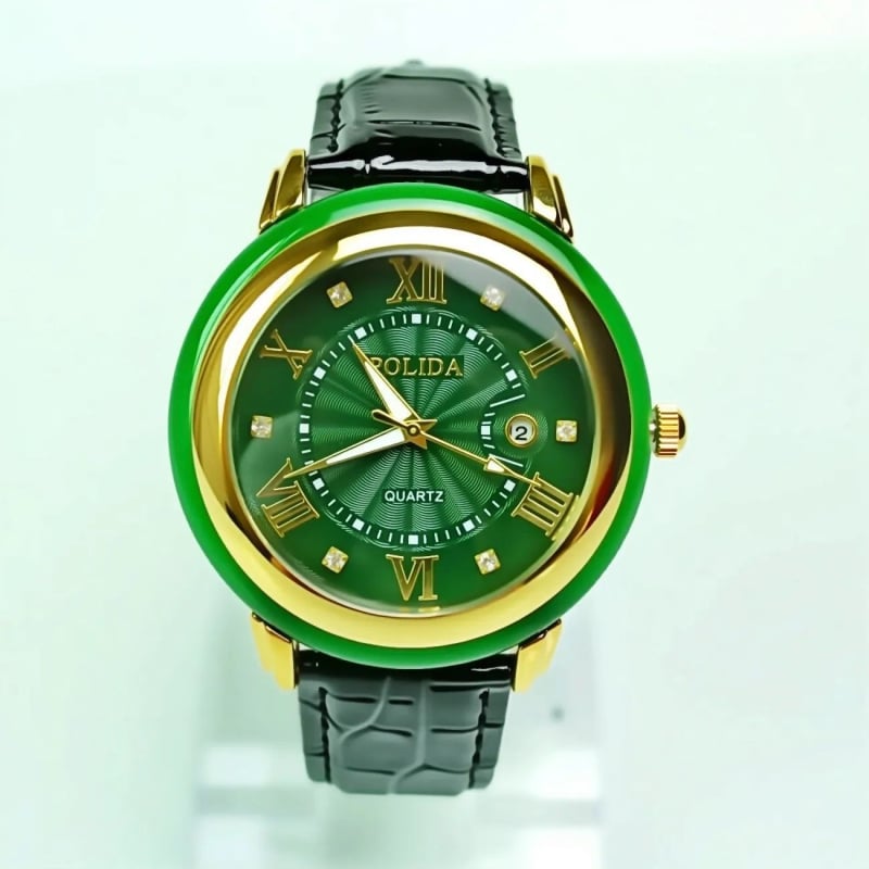 Kvarca pulkstenis ar kalendāru, modeļa Ys-23119, analogo displejs, ūdensizturība 30m, korpuss sakaļas, siksna no cinka sakaļas, spirālkrāna, minerāla stiprināts stikls