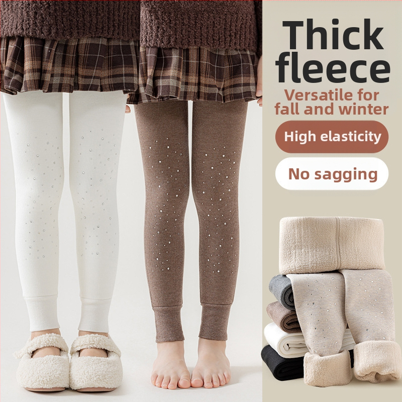 Detské pančuchy na zimu, hrubé, jednobarevné, z viskózy, pre deti nad 8 rokov