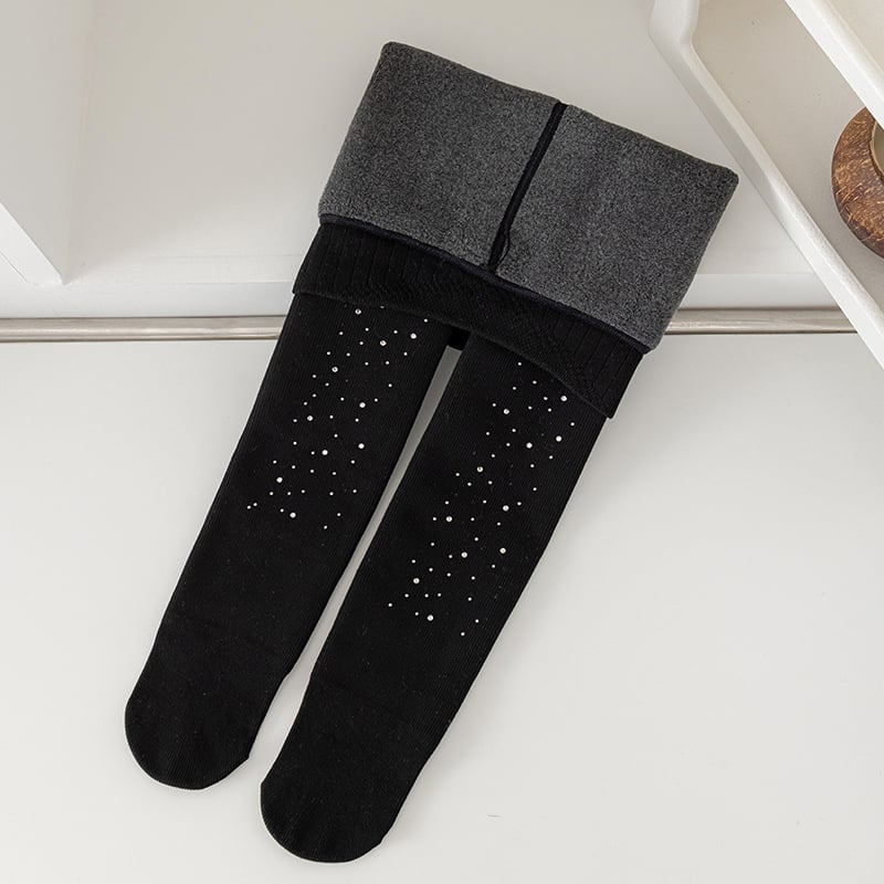 Gyerek harisnya téli, vastag, egyszínű, viszkózból készült, 8 év feletti gyermekeknek