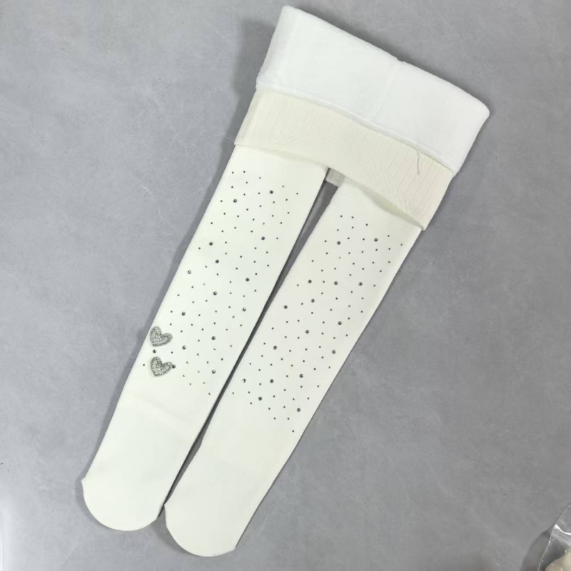 Gyerek harisnya téli, vastag, egyszínű, viszkózból készült, 8 év feletti gyermekeknek