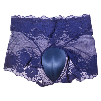 Meeste 3D kontuuriga U-püksid, kõrge talje, läbipaistev võrk, õmblusteta, hingav nailon