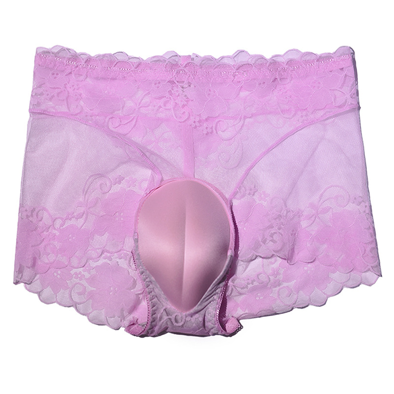 Meeste 3D kontuuriga U-püksid, kõrge talje, läbipaistev võrk, õmblusteta, hingav nailon