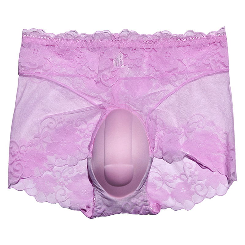 Meeste 3D kontuuriga U-püksid, kõrge talje, läbipaistev võrk, õmblusteta, hingav nailon