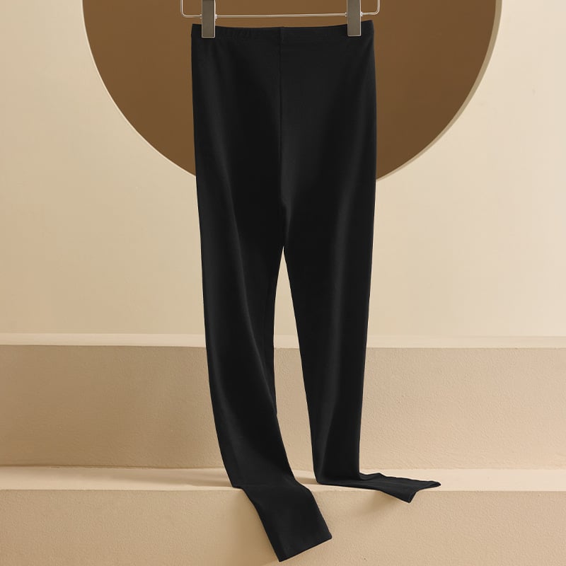 Moteriški medvilniniai terminiai leggingai su aukštu liemeniu, pakelia sėdmenis, kūno formavimas, palaiko šilumą