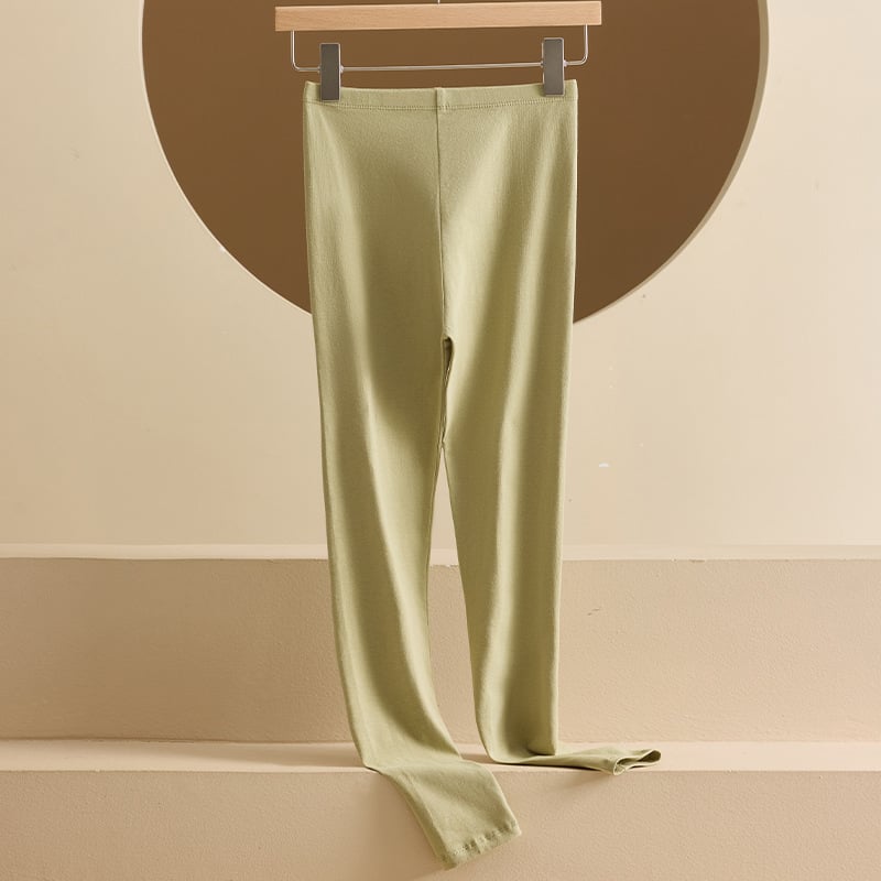 Moteriški medvilniniai terminiai leggingai su aukštu liemeniu, pakelia sėdmenis, kūno formavimas, palaiko šilumą