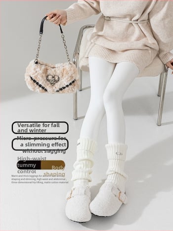 Siltas neilona zeķes ar flīša iekšējo odere sievietēm – siltas, viendabīgs raksts, neilona saturs 70–80%