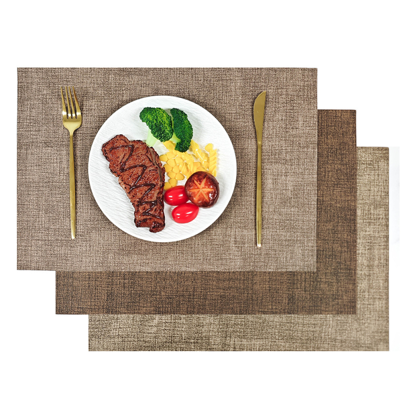 PVC toidulaua matt, ühtlane mustriga, ruutme kuju, jaapani stiil, kaubamärk Fu pai