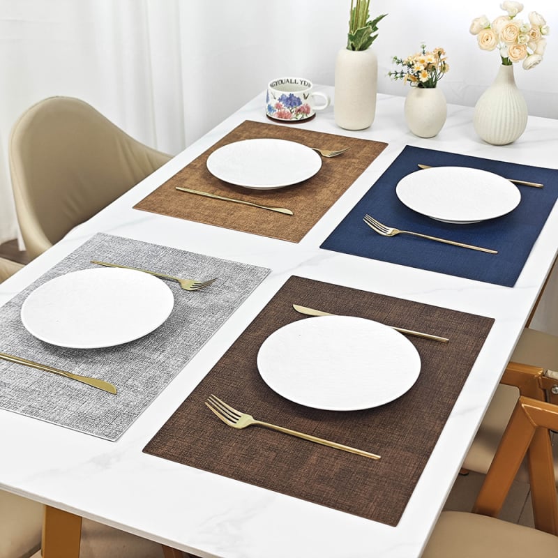 PVC toidulaua matt, ühtlane mustriga, ruutme kuju, jaapani stiil, kaubamärk Fu pai