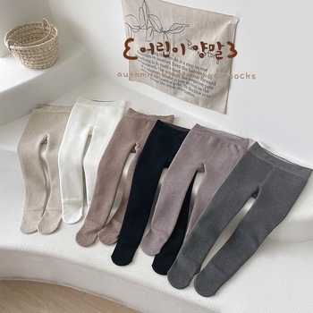 Флисово подплатени детски леггинси за момичета, зима 2025, смес памук-полиестер-еластан, марка Elmo beibei