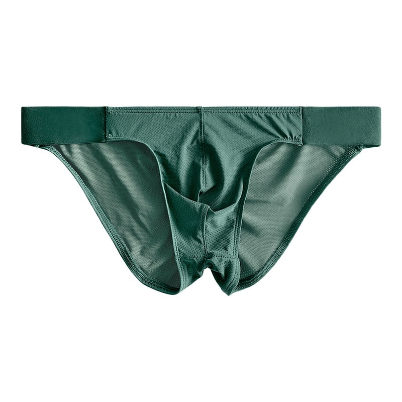 Meeste aluspüksid nailonist, Ice Silk, ühes toonis, madal vöökoht, hingav trikotaaž