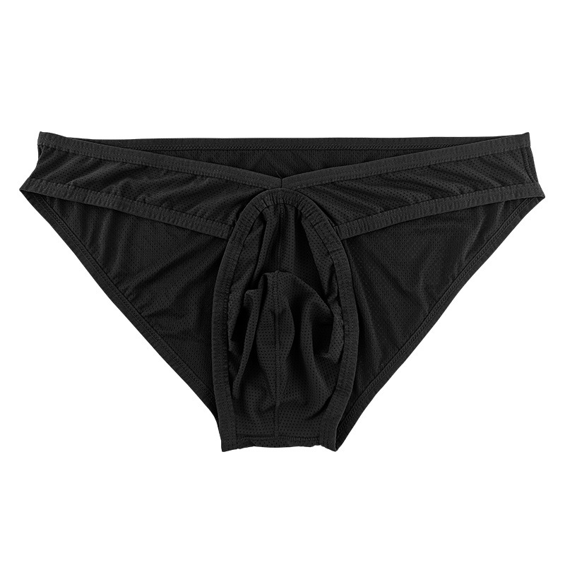 Meeste aluspüksid nailonist, Ice Silk, ühes toonis, madal vöökoht, hingav trikotaaž