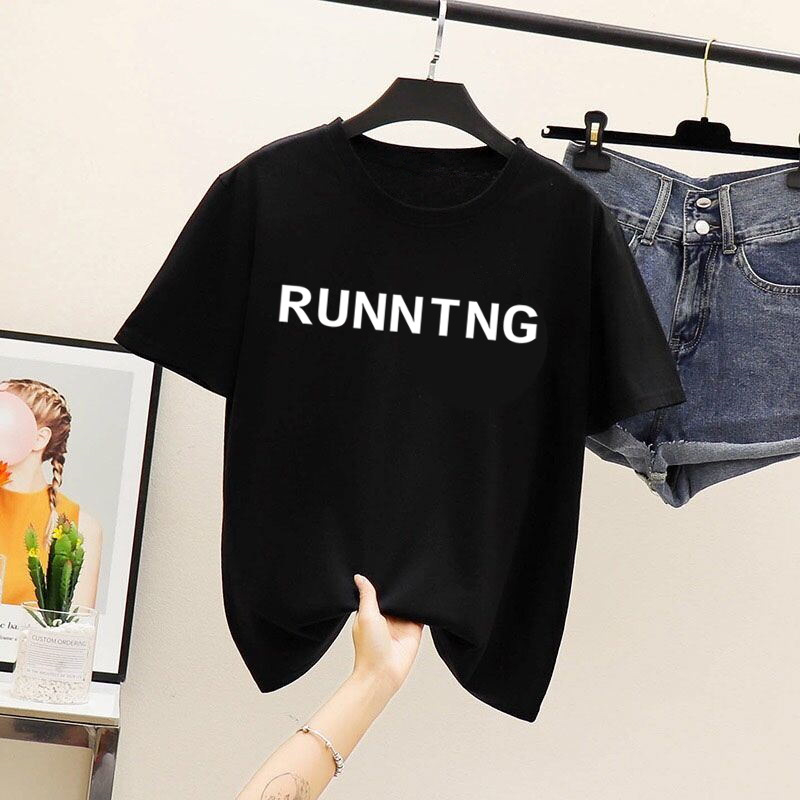 Moterų kasdienis dviejų dalių kostiumas — spaudinys, poliesteris, laisvas kirpimas, korėjietiškas stilius, 2025 m. vasara