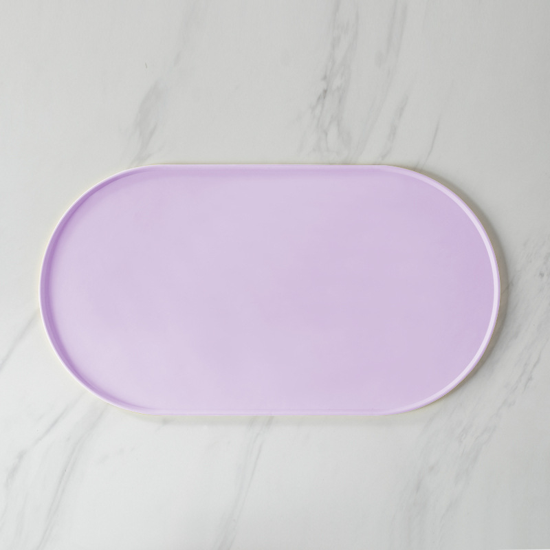 Shuoni silikoonist lauaalune, ümmarguse kujuga, ühetoonilise mustriga, kaasaegne minimalistlik stiil, välja antud 2025. aasta augustis.