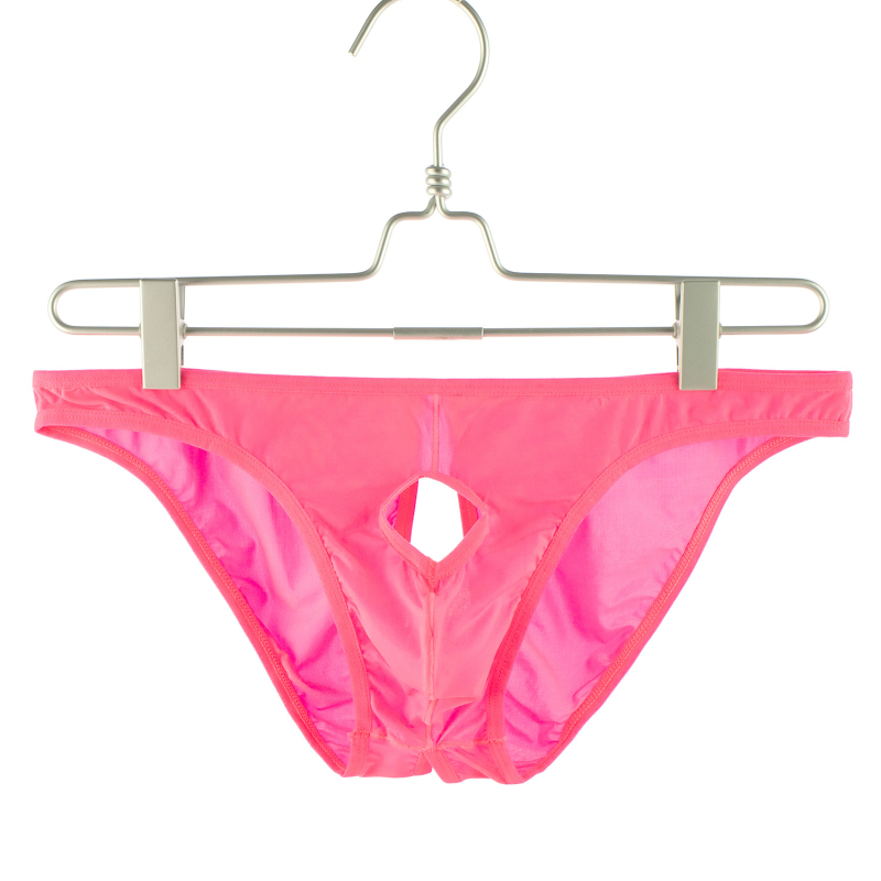 Meeste bokserid avatud genitaalidega piirkonnaga, madal talje, hingav Ice Silk materjal, nailon-spandeks, paaridele