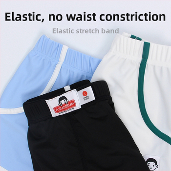 Pánske domáce šortky z nylonu Ice Silk, 80-90% nylon, plochá väzba, vhodné pre všetky ročné obdobia