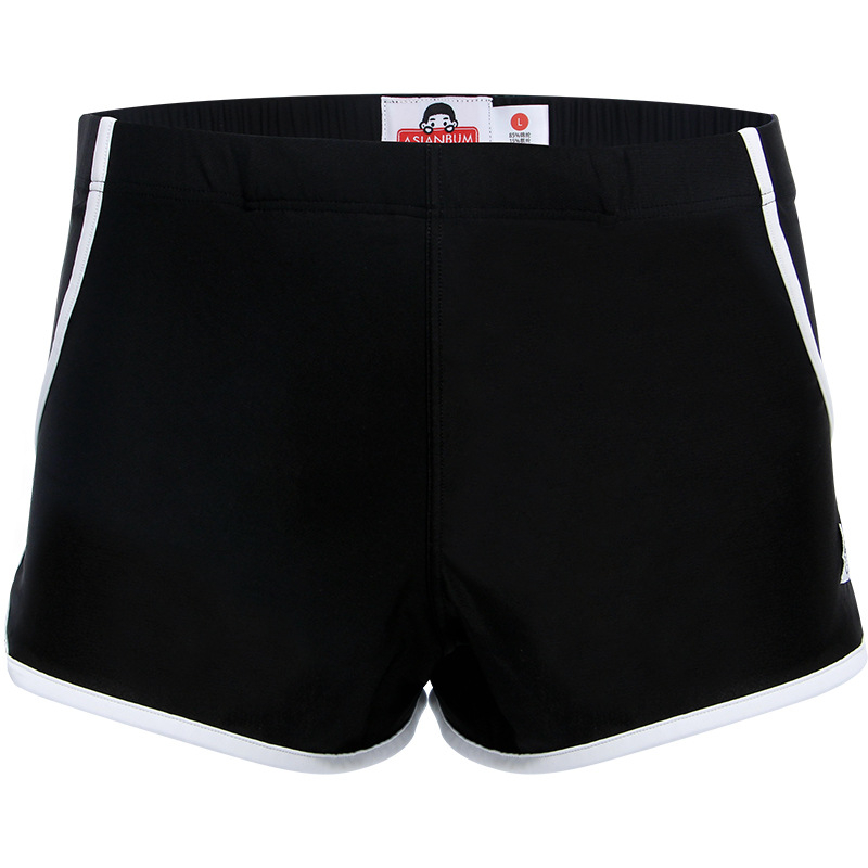 Мъжки домашни шорти, найлон Ice Silk, 80-90% найлон, права тъкан, за всички сезони