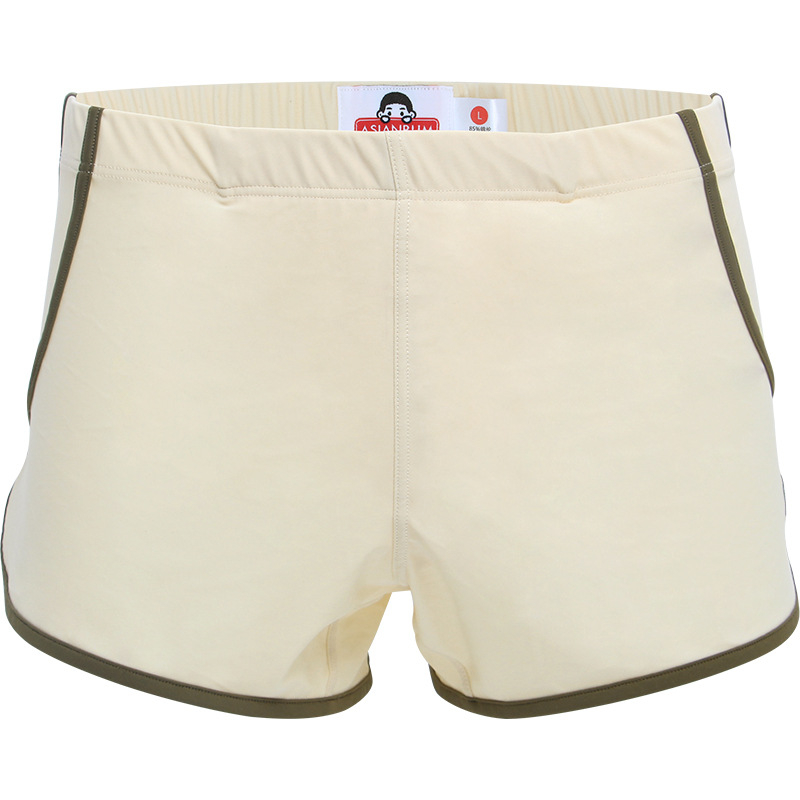 Мъжки домашни шорти, найлон Ice Silk, 80-90% найлон, права тъкан, за всички сезони