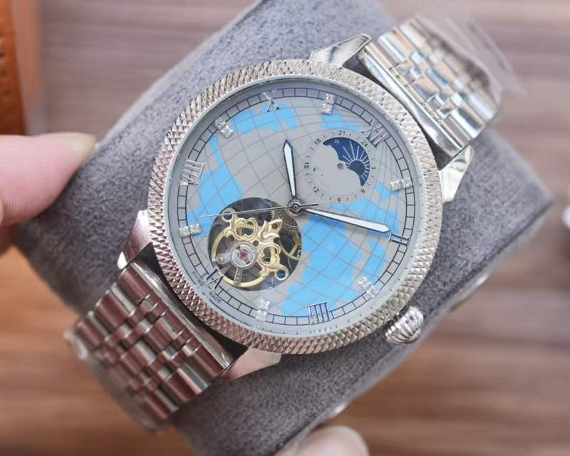 Vīriešu skeletēts mehāniskais pulkstenis ar tourbillon, Miyota mehānisms, 40 mm ciparnīca, ūdensizturība 30 m